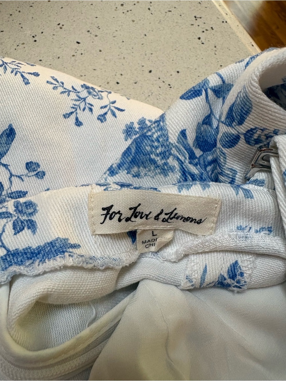 For Love & Lemons Blue Floral Dress - Picture 2 of 9